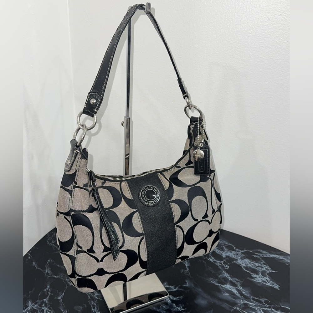 Signature Black and Gray Women's Bag - Picture 3 of 16